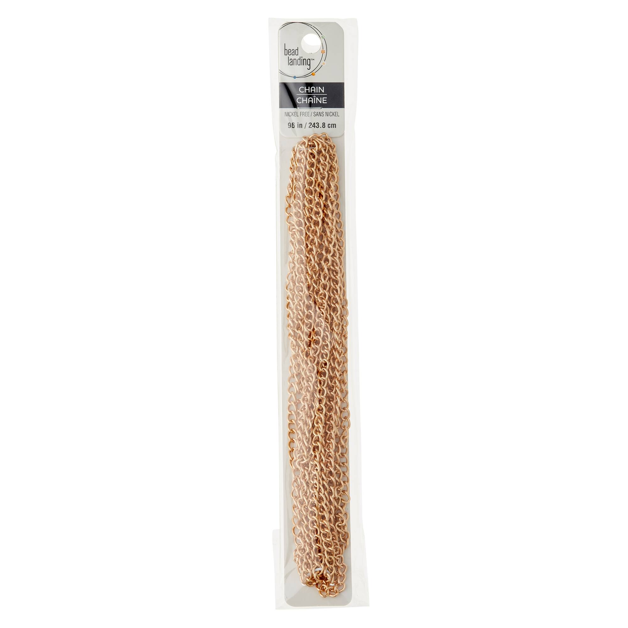 12 Pack: 96" Gold Open Curb Chain by Bead Landing™